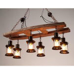 Bucher 6 - Light Kitchen Island Geometric Chandelier 31.5"