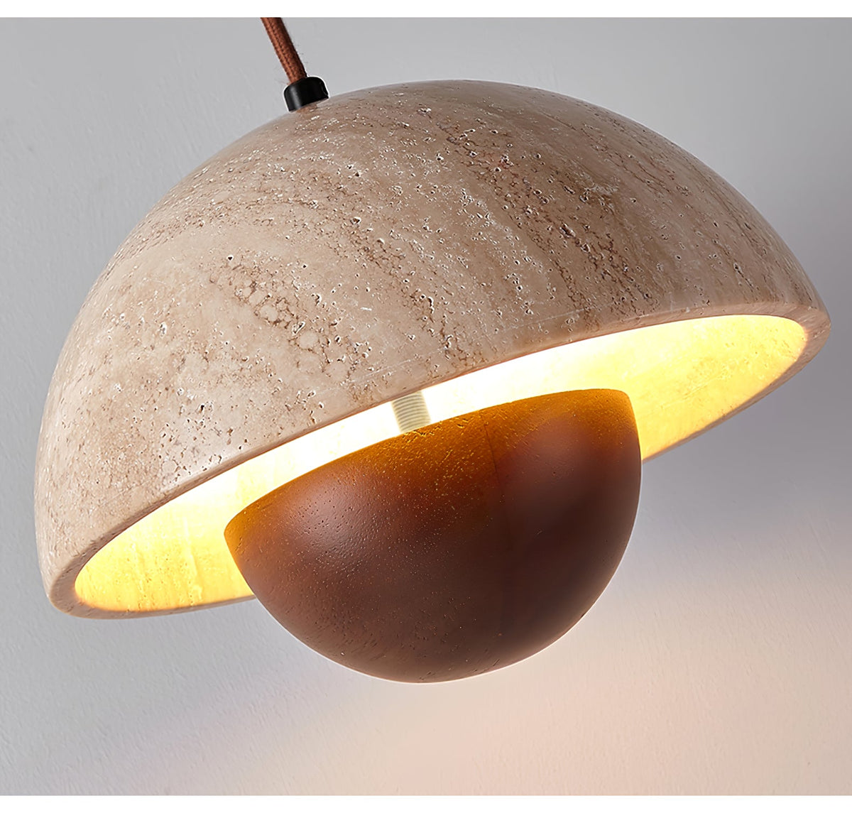 Bud Travertine Pendant Lamp