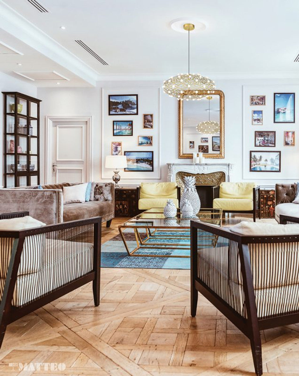 Coral LED Chandelier, LED, Gold, 31"W (C76330GL 305XP0N)