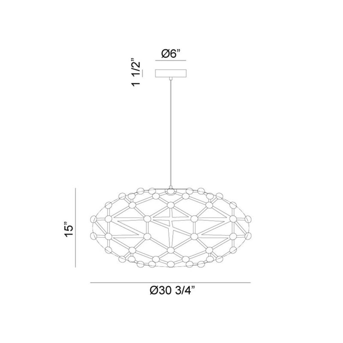 Coral LED Chandelier, LED, Gold, 31"W (C76330GL 305XP0N)
