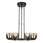 Colette LED Chandelier Urban Bronze/Alabaster