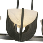Colette LED Chandelier Urban Bronze/Alabaster
