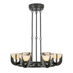 Colette LED Chandelier Urban Bronze/Alabaster