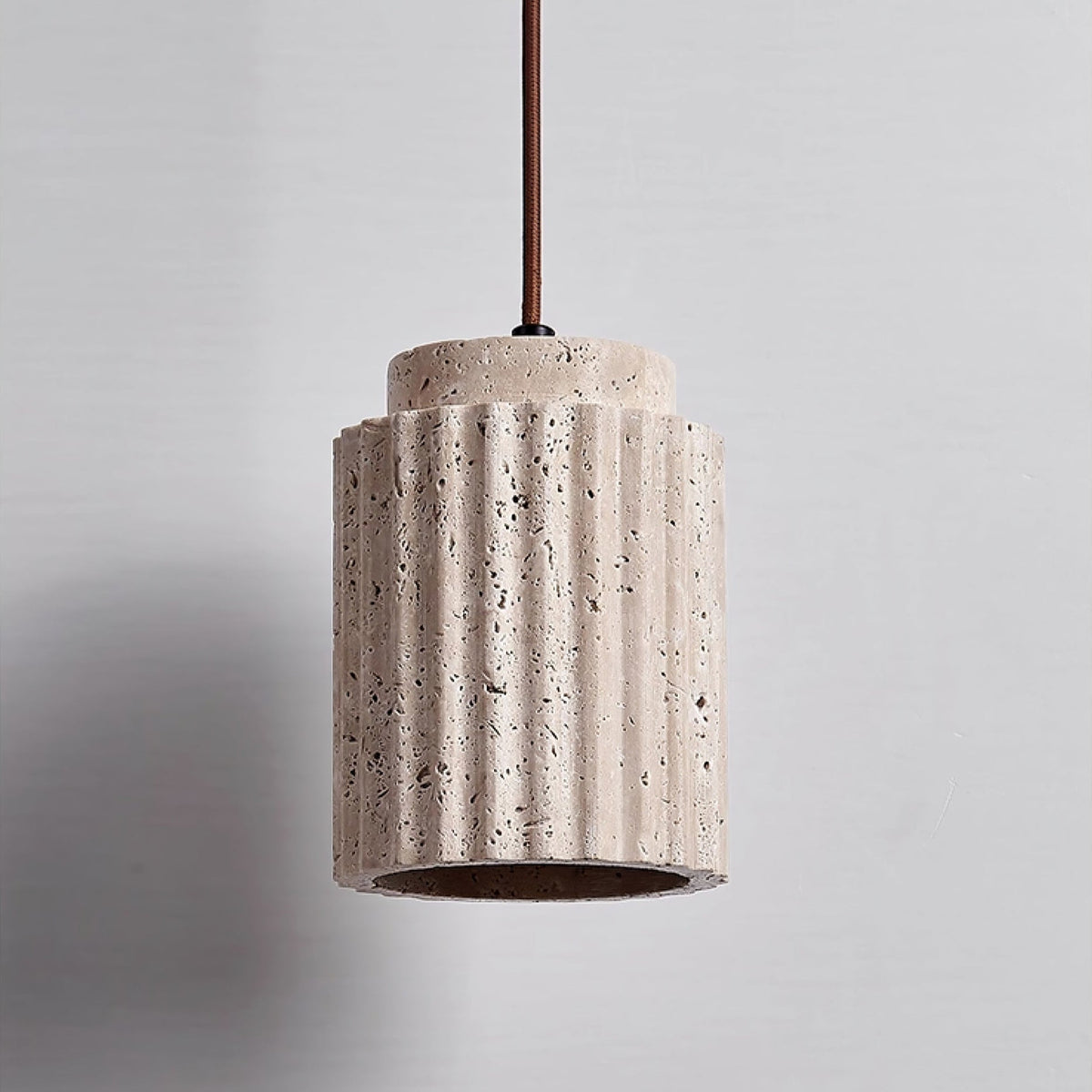 Caelia Travertine Pendant Light