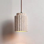 Caelia Travertine Pendant Light