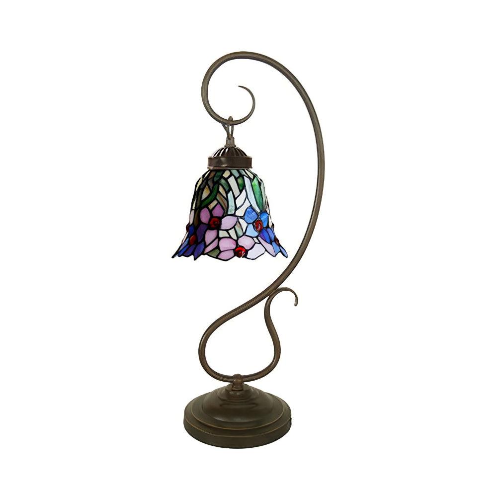 Cal Lighting Cotulla Tiffany Table Lamp 9.8"