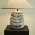 Callisto Ribbed Ceramic Table Lamp