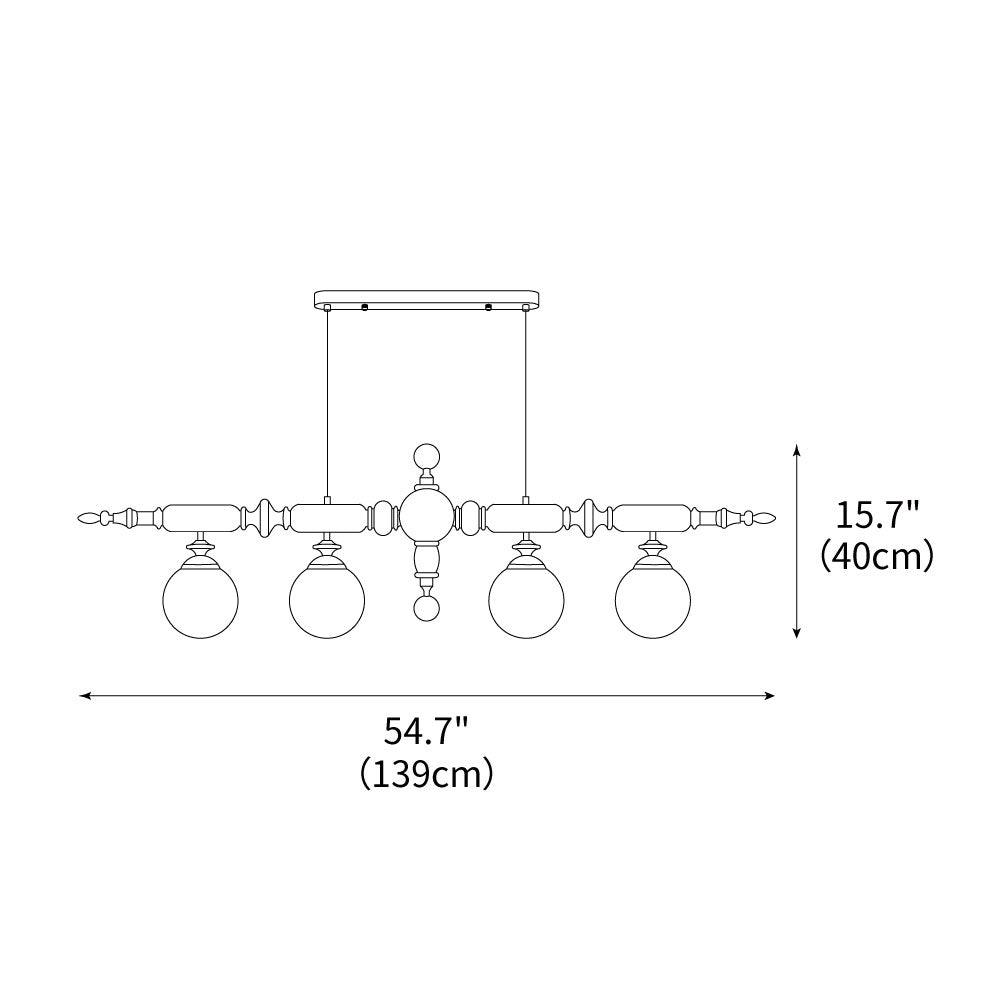 Cambridge Wooden Chandelier