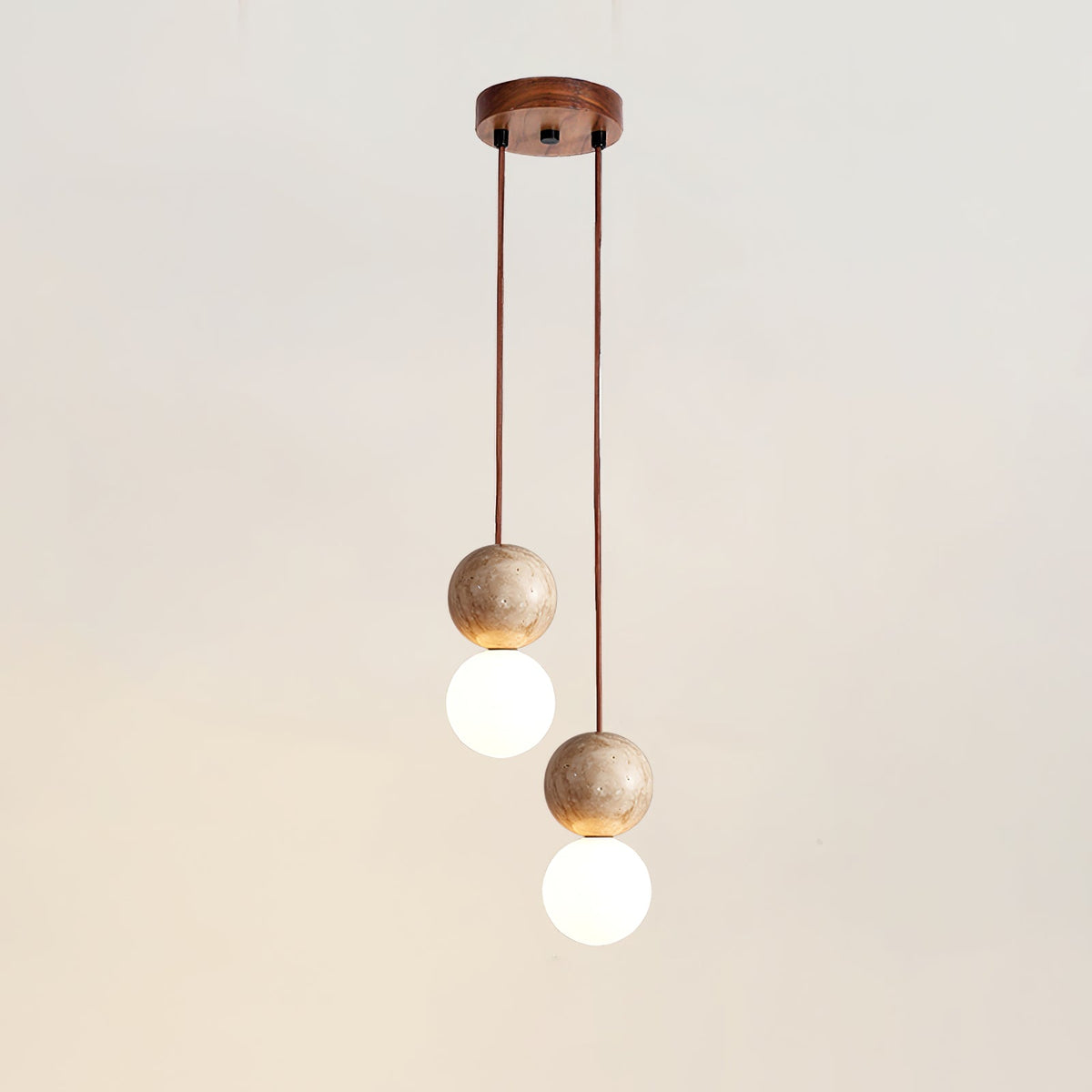 Camille Travertine Pendant Light