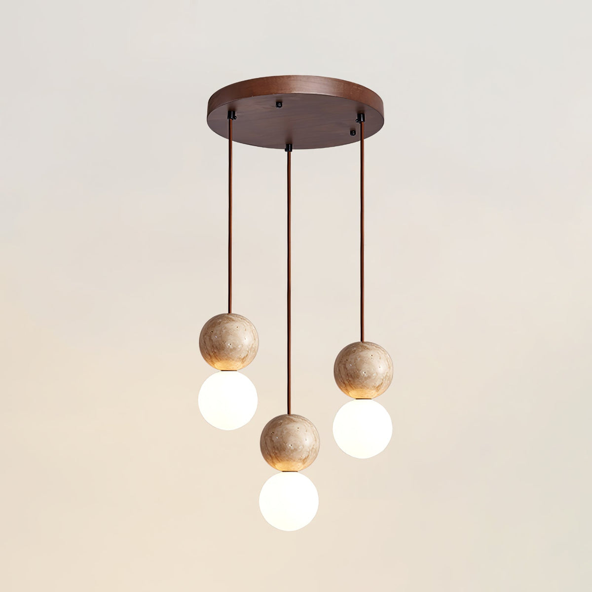 Camille Travertine Pendant Light