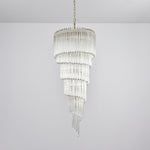 Cascada Spiral Clear Chandelier