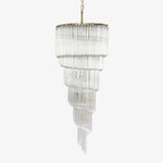 Cascada Spiral Clear Chandelier