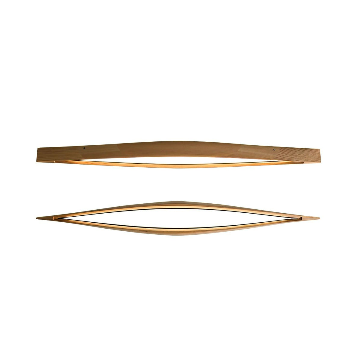 Horizon Linear Wood Ceiling Lamp 58.3"