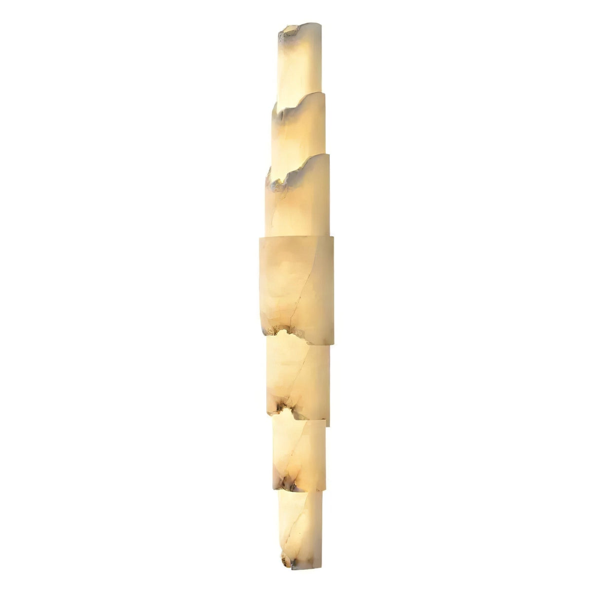 Cascading Alabaster Wall Sconce