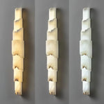 Cascading Alabaster Wall Sconce