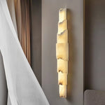 Cascading Alabaster Wall Sconce