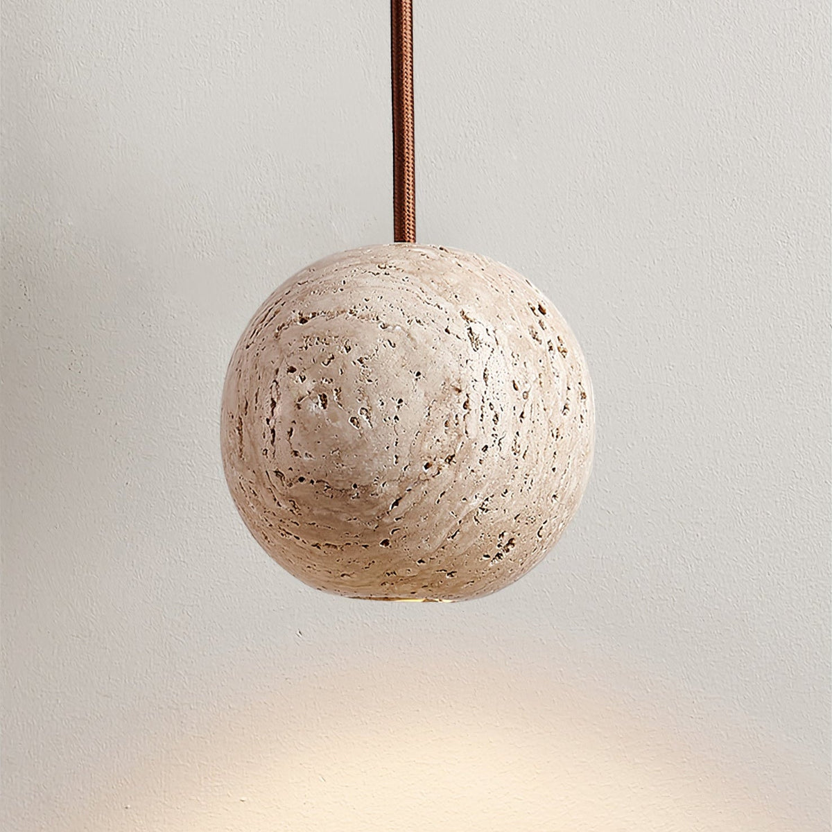 Cassia Travertine Pendant Light