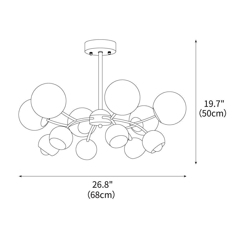 Celestial Spheres Chandelier