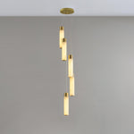 Celestial Alabaster Cascade Chandelier