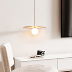 Celestial Travertine Pendant Light