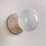 Celestial Travertine Wall Sconce