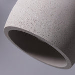 Cement Solid Wood Pendant Light 5.7"