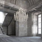 Century Chandelier, 28-Light, French Gold, Clear Heritage Crystal, 42.5"W (1718-26 17QYU4)