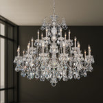 Century Chandelier, 28-Light, Heirloom Gold, Clear Heritage Crystal, 42.5"W (1718-22 17QYU3)
