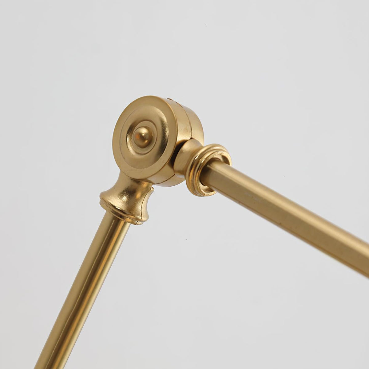 Ceramic Brass Retractable Arm Wall Light 4.7"