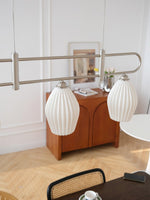 Ceramic Ribbed Pendnat Light