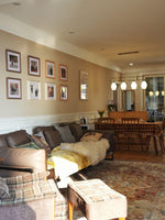 Ceramic Ribbed Pendnat Light