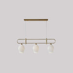 Ceramic Ribbed Pendnat Light