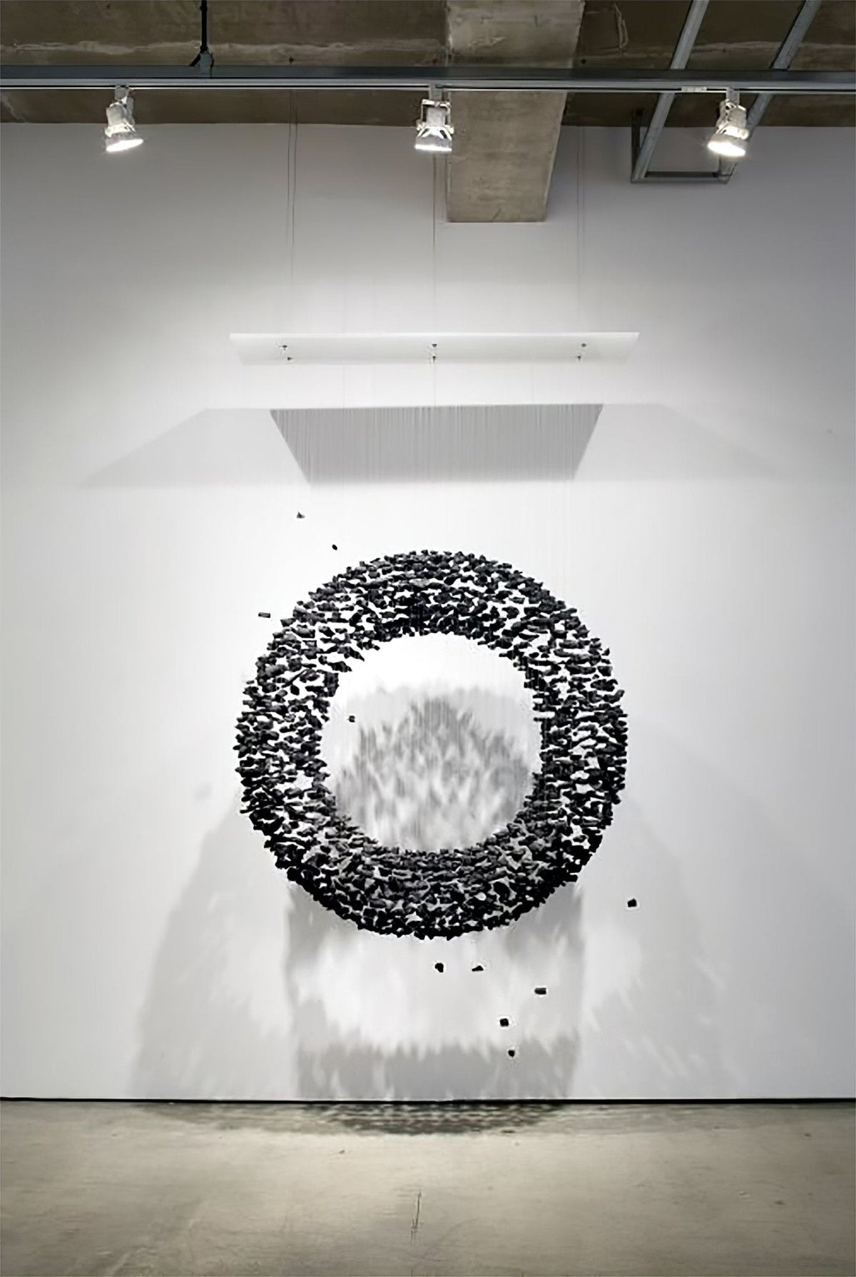 Charcoal Shape Hourglass Chandelier