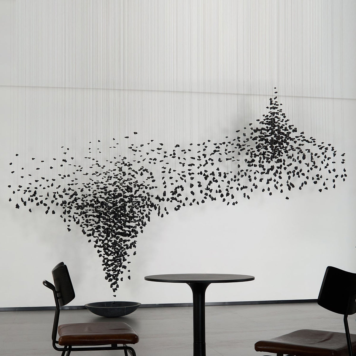 Charcoal Shape Hourglass Chandelier