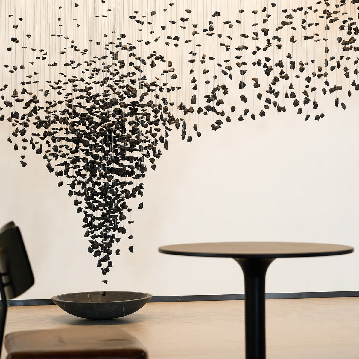 Charcoal Shape Hourglass Chandelier