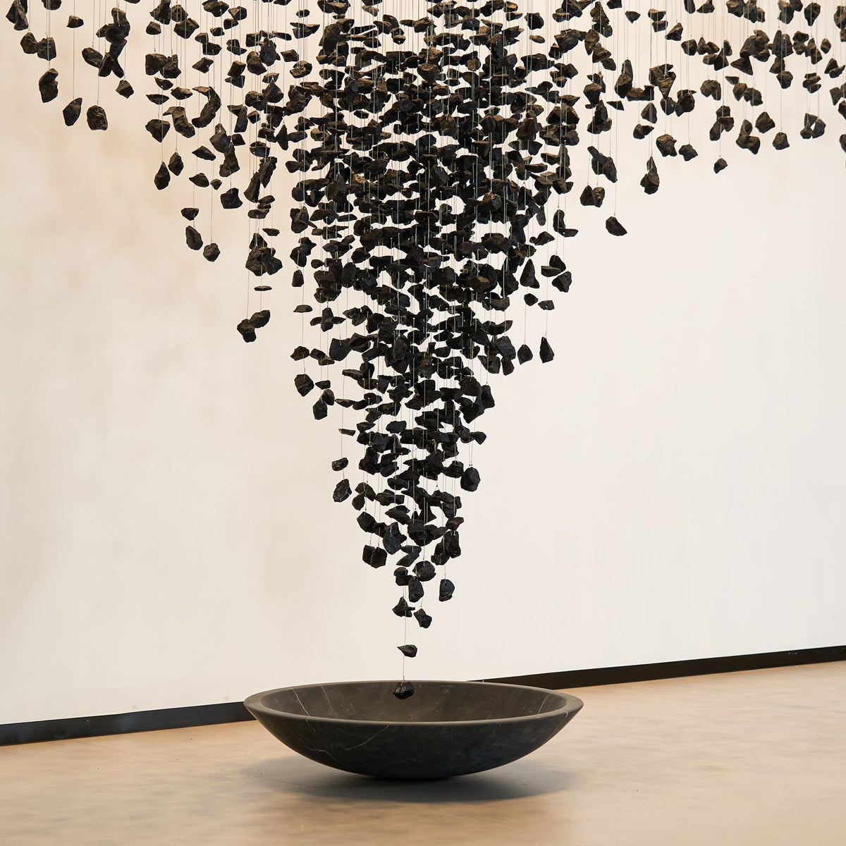 Charcoal Shape Hourglass Chandelier