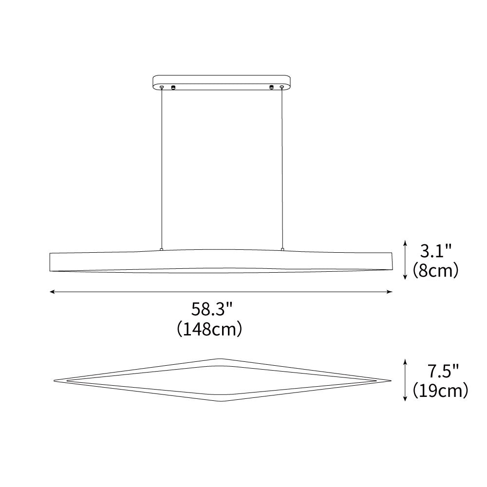 Chensu Chandelier 58.3"