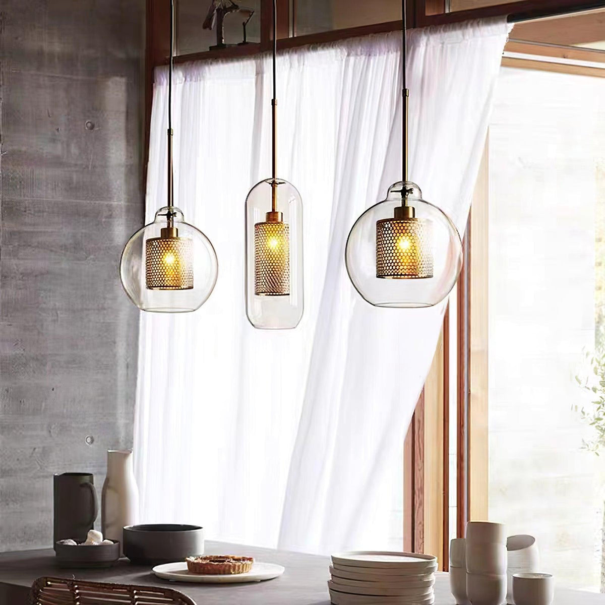 Chiswick Glass Pendant Light