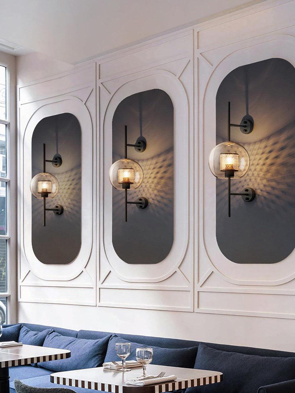 Chiswick Glass Wall Light