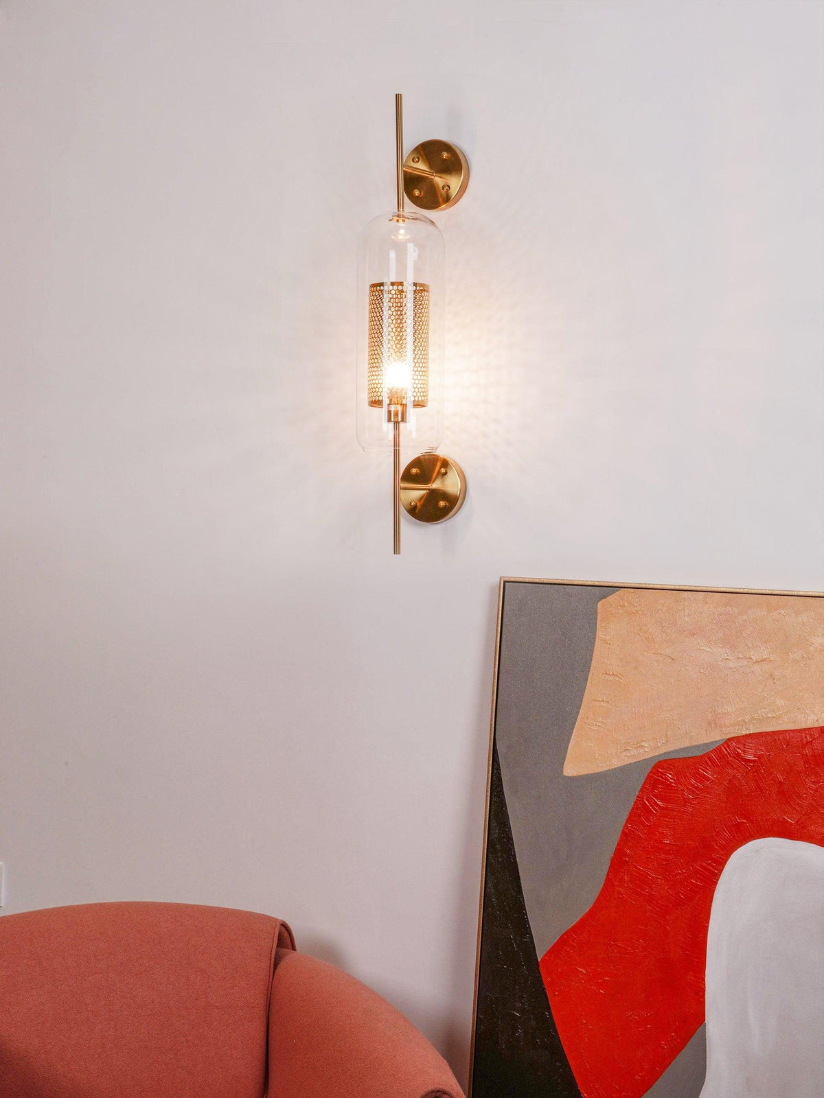 Chiswick Glass Wall Light