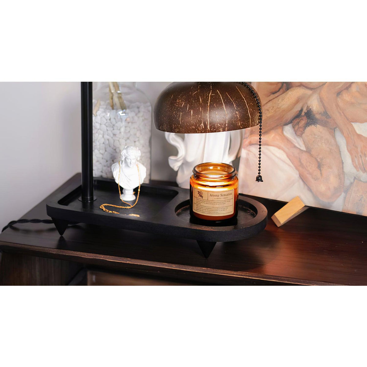 Christian Dell Table Lamp 5.1"