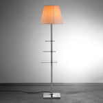 Chrome Prism Side Table Floor Lamp