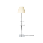 Chrome Prism Side Table Floor Lamp
