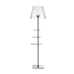 Chrome Prism Side Table Floor Lamp