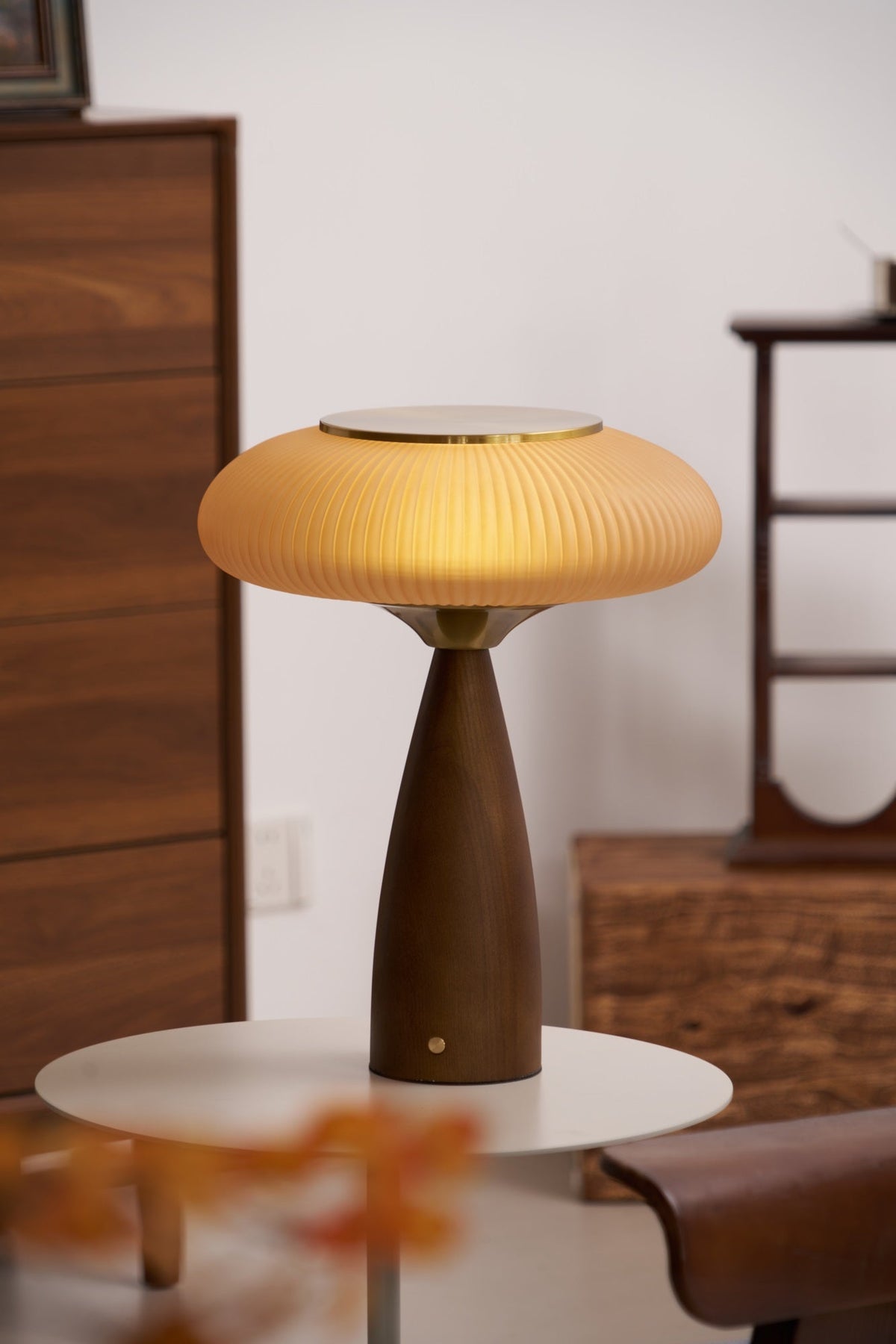 Cielo Wooden Rechargeable Table Lamp