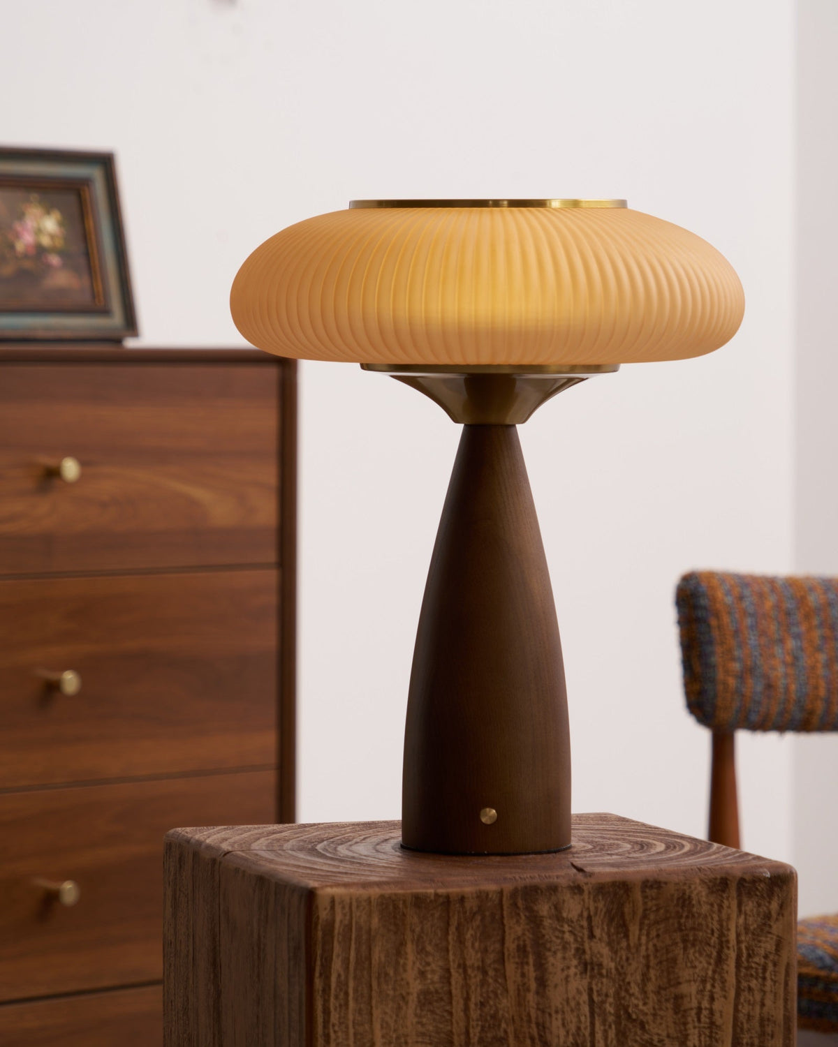 Cielo Wooden Rechargeable Table Lamp
