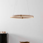 Circle Travertine Pendant Lamp