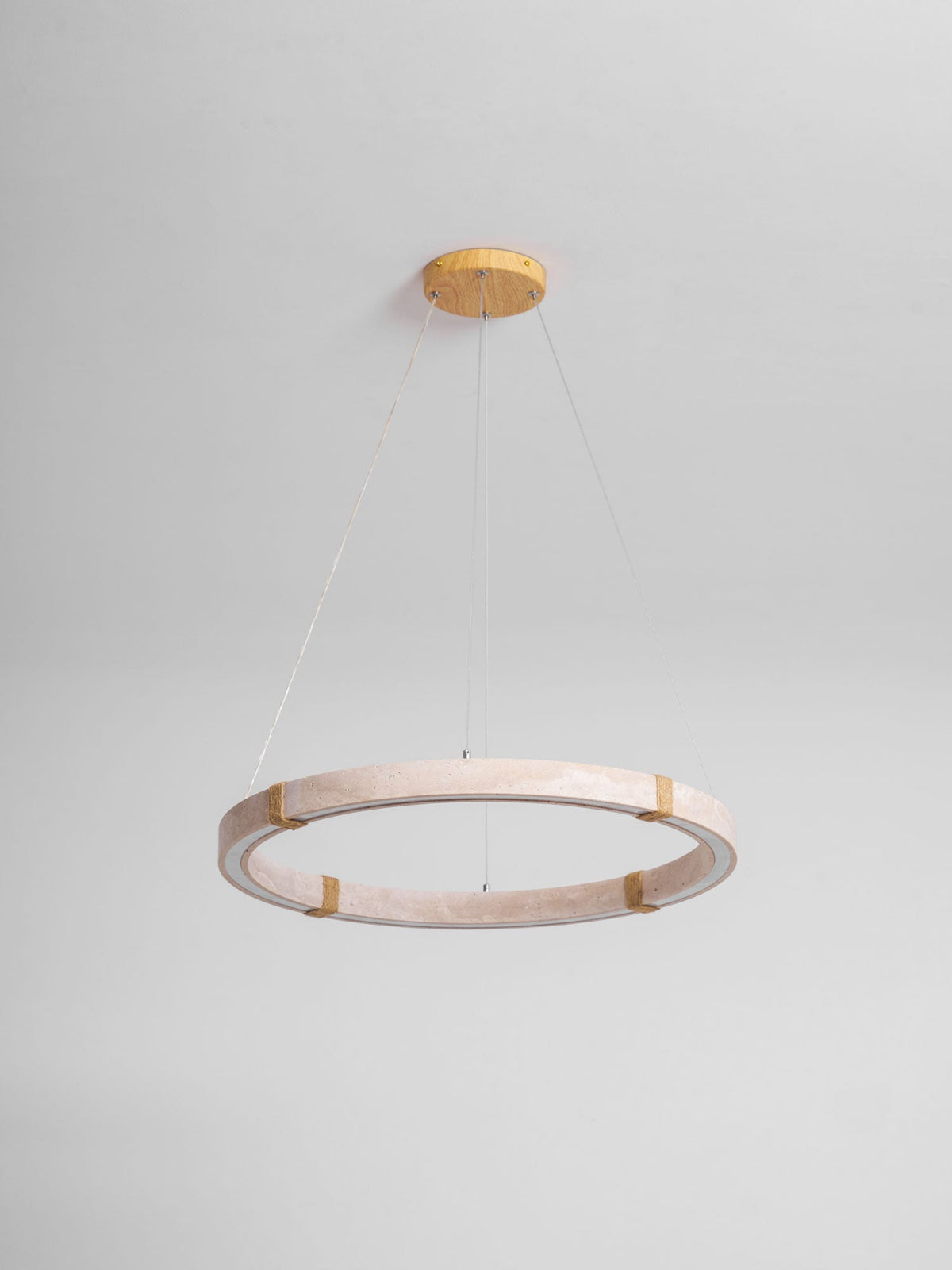 Circle Travertine Pendant Lamp