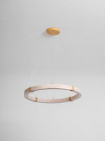 Circle Travertine Pendant Lamp