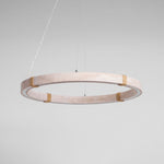 Circle Travertine Pendant Lamp